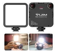 ULANZI VL-81 Lampe vidéo LED bicolore 3000 mAh avec boîte à lumière - 3200 K-5600 K + lumière de caméra rechargeable CRI95, 3 supports de griffe pour DSLR/GoPro/Sony/Canon/iPhone, Vlog Filming TikTok