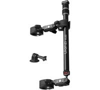 ULANZI VL03 Support de Caméras d'action Moto 101.5cm, Kit de Fixation et Dégagement Rapide avec Perche Invisible Téléscopique, Double Pince à 360° Réglage pour Insta 360 X5 X4 X3/DJI Osmo 360/Go Pro