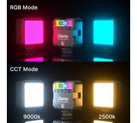 Ulanzi VL49 couleur RGB LED lumière vidéo 2500 K-9000 K 800LUX magnétique Mini remplissage chaussure froide caméra lumière pour Livestream Vlog Shot VL49 RGB U-60