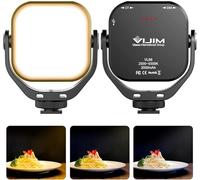 ULANZI VL66 Lampes vidéo LED - Lumière LED pour Appareil Photo Portable, éclairage de Photographie avec Griffe, 2000 mAh Rechargeable IRC 95+ 2500-6500 K à intensité Variable
