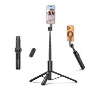 ULANZI Vlog Live Travel Trépied de téléphone portable extensible avec télécommande Rotation à 360° Support magnétique compact et solide pour iPhone 17 16 15 14 13 12