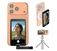 ULANZI VM1 Moniteur Selfie Magsafe, Magnétique Écran Selfie pour iPhone17-15/Android, 3,97" 4K 60FPS avec Port Micro, Plug & Play, Luminosité Réglable, Caméra Arrière pour Vlog/TikTok/Live Streaming