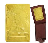 ulapithi Carte de Dieu de la Richesse Feng Shui - Carte chinoise Feng Shui - Carte chinoise Feng Shui du dieu de la richesse - Carte décorative pour portefeuille, porte-bonheur, symbole