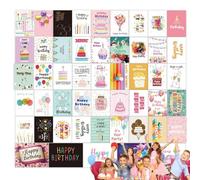 ulapithi Cartes de voeux génériques avec enveloppes, Cartes d'anniversaire | Paquet de cartes de vœux avec mots de bénédiction Assortiment de cartes de vœux - Cartes de vœux