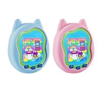 Ulapithi Coque de protection en silicone souple Tamagotchi uni Coque résistante aux chocs et rayures Forme de chat Accessoire unisexe pour adultes et enfants