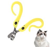ulapithi Coupe-ongles pour chats, coupe-ongles pour chats | Coupe-ongles pour animaux domestiques en acier inoxydable, coupe-ongles de sécurité anti-saignement pour chiens avec double trou rond,