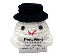 ulapithi Créer au Crochet Pour Noël | Compact E,Mini Poupée Crochet Tricoté - Pour Bureau, Bureau, Chambre De, Salon, Studio Et Pour Hommes, Femmes, Garçons, Filles