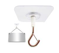 ulapithi Crochets adhésifs pour plafond sans perçage - Crochets adhésifs résistants pour plafond | Crochets muraux résistants autocollants décoratifs pour intérieur extérieur, salle de bain, terrasse