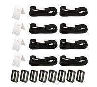 ulapithi Fixation pour Bâche Solaire Piscine, Sangle pour Enrouleur Couverture Piscine Solaire, Sangles Et Clips Bobine Couverture Piscine pour Une Utilisation avec TOU, 8