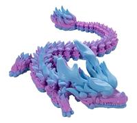 ulapithi Jouet de dragon imprimé dans, Dragon flexible avec impression,Dragon jouet avec impression entièrement articulée - Dragon articulé Dragon Dragon flexible articulé Dragon Oeufs de