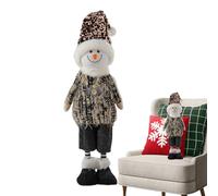 ulapithi Jouets en peluche pour Noël - pièce maîtresse décoration en pieds, décorations de Noël pour la table | pour décoration de bureau pendant les vacances d'hiver sur table pour l'intérieur pour