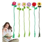 ulapithi Kit Crochet Pour Débutants Adultes,Ensemble De Marque-page Crochet Avec Livre | Outil Facile À Apprendre Pour Débutants Garçons Femmes Experts En Artisanat