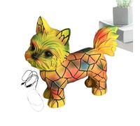 ulapithi Lampe de nuit mignonne - Cadenas de nuit en forme de chien pour enfants, lampe de table USB rechargeable, décoration commémorative pour ceux qui aiment les animaux