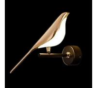 ulapithi Lampe murale | Applique murale Magpie avec design et animaux | éclairage LED créatif pour chambre moderne, hôtel et studio, lampe de chevet élégante pour décoration de la maison