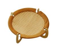 ulapithi Lit rafraîchissant en rotin glacé pour Chats, Matelas en rotin pour Dormir pour Animaux de Compagnie, lit rafraîchissant pour Animaux de Compagnie en rotin Naturel Super Frais, lit surélevé