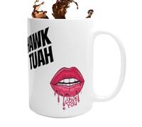 ulapithi Nouvelle tasse à café, tasses drôles pour hommes - Tasse en céramique crache sur cette chose | Tasses à thé et camping 11 oz Tasse en céramique à café pour le travail, les bureaux