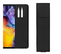ulapithi Porte-Stylo Élastique pour Notebook - Étui Portable en PU - Pochette Crayon Tablette Bande Livre,pour Ordinateur Portable, Tablette, Classeur, Agenda, Bible, Écrivain, Étudiant, Enseignant,
