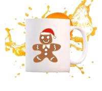 ulapithi Pot à café | Céramique sans danger pour micro-ondes Coupe de Noël | Café de Noël avec du pain - Pour le thé, le chocolat chaud, l'eau, le cacao et les boissons chaudes