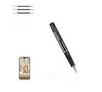 ULar Caméra Stylo 1080P, pour la sécurité intérieure de Votre Domicile Portable - Petite caméra de Surveillance pour Le Bureau à Domicile, Les réunions d'affaires(sans Audio, sans Son) (Camera+16GB)