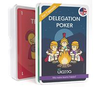Ulassa Jeu de Cartes de Poker de délégation - Augmentez la Communication et la Motivation au Sein de Votre équipe - pour 7 Personnes - Version Anglaise