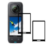ULBTER 【2 pièces】 Protection Ecran pour Insta360 X5 / X4 LCD Verre Trempé insta 360 X5 / X4 Protecteur film Accessoires 0,3mm Dureté 9H Anti-Rayure Anti-Trace Anti-Bulle