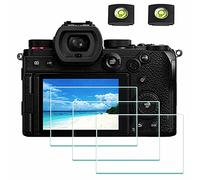 ULBTER Film de Protection d'Ecran pour Panasonic LUMIX S5 II S5IIX S5 et Housse de Sabot Protecteur Verre Trempé 0,3mm Dureté 9H Anti-Rayure Anti-Bulle -Lot de 3