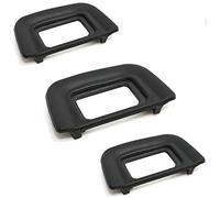 ULBTER Oeilleton oculaire pour Nikon D5600 D5200 D5100 D5000 D3100 D70 D70S D60 D50 D40 D750 Viseur Caoutchouc Eye Cup, DK-20 Eyecup - Lot de 3