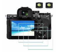 ULBTER Protection Ecran pour Sony Alpha A7V A7 V A7R V 7R V A7RV A7M5 A7R5 Verre Trempé et Housse de Sabot, Vitre 0,3mm Dureté 9H Anti-Rayure Anti-Trace Anti-Bulle -Lot de 3+2