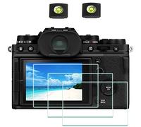 ULBTER X-T4 Lot de 3 films protecteurs d'écran pour appareil photo numérique Fujifilm X-T4 Fuji Film XT4 et sabot de sabot 0,3 mm Dureté 9H Anti-rayures, anti-traces de doigts, anti-bulles,