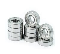 ULBTLUOYV 10 PCS 695ZZ Roulement ABEC-9 5x13x4mm Roulements à Billes Miniatures 695Z 619/5ZZ EMQ 695 Z3 V3 Accessoires