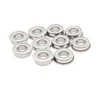 ULBTLUOYV 10 pièces F6802/F6802 P5 Roulement à bride miniature 15 x 24 x 5 mm Roulements à billes à bride haute vitesse(F6802 P5)