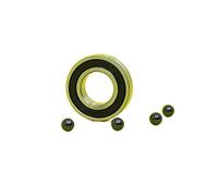 ULBTLUOYV 2PCS 6700/6800/6900/6000/6200 Roulement en céramique hybride ABEC-1 Roulements à billes Si3N4 pour mandrin Moteur industriel 3NC HC(6900RS-10x22x6mm)