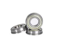 ULBTLUOYV 3PCS P5 Roulement à bride F6200/6201/6202/6203/6204/6205/6206/6207/6208/6209/F6210 ZZ Roulements à billes à gorge profonde (F6203-ZZ 17x40 x 12 mm
