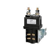 ULBTLUOYV CZW 400A DC Contacteur Un relais à contact 12 V 24 V 36 V 48 V 60 V 72 V 84 V 120 V pour voiture, chariot élévateur électrique, batterie de bateau (36 V)