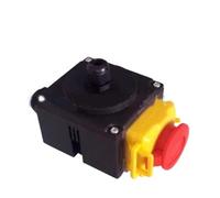 ULBTLUOYV Interrupteur à bouton-poussoir électromagnétique HCK3 250 V 13/6 A IP54, résistant à l'eau, pour machines de découpe du bois.