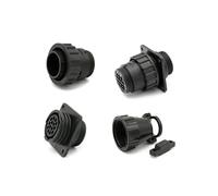 ULBTLUOYV Lot de 1/5/20/50 ensembles 4P/9P/14 broches AMP/TE SMEMA SMT Connecteur de signal d'équipement prise aéronautique 182645 182919 182647 182649 206043 (ensemble mâle 9p, 1 ensemble)