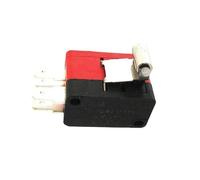 ULBTLUOYV V-155-2C25 Lot de 5 mini interrupteurs de limite de contact argentés avec barre à rouleau double micro-interrupteur, 16 A, 250 V, 4,8 mm, V-155-2C25