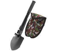 ULDIGI 1 Set Pelle pour Détecteur de Métaux et Pelle à Sable en Fer avec Housse de Rangement, Tranchante, Facile à Stocker, pour Jardinage et Aménagement Paysager