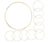 ULDIGI 10 pièces Bracelets Femme Métal Doré Empilables Légers et Confortables pour Filles et Femmes Bijoux Poignet pour Quotidien et Occasions Formelles