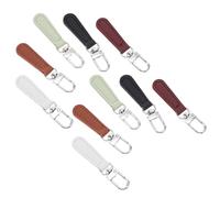 ULDIGI 10 Pièces Kit de Réparation Tirettes de Fermeture Éclair Détachables Cuir PU Poignées Amovibles pour Manteaux Sacs à Dos Valises et Sacs à Main Installation Facile sans Outil