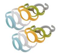ULDIGI 10 Pièces Plastic Bottle Handles For Wide Neck Glass Bottles Removable Handgrip Sleeves In Easy Clean Nursing Accessories For Feeding