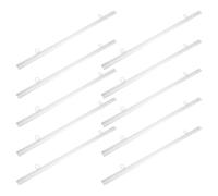 ULDIGI 10 pièces PVC Tige Suspension Affiche Stable et Facile à Installer pour Cadre Poster Rail de Présentation Publicitaire pour Magasins et Supermarchés
