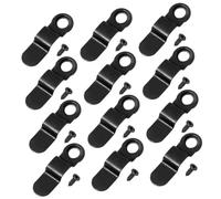 ULDIGI 100 Clips de Fixation en Fer Noir pour Cadres Photo Bouton Rotatif Accessoires pour Présentoirs Muraux Pièces Détachées Vis pour Supports Photo et Œuvres d'art