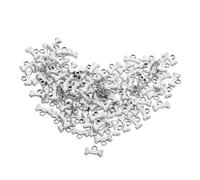 ULDIGI 100 Pièces Breloques Os de Chien Antiquaires Alliage Pendentifs Miniatures pour Bijoux DIY Colliers Bracelets Boucles Oreilles Accessoires Artisanaux pour Amoureux des Animaux