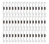 ULDIGI 100 pièces Ressorts à Crochets pour Canapé Accessoires de Remplacement Acier Résistant Suspension et Traction pour Meubles