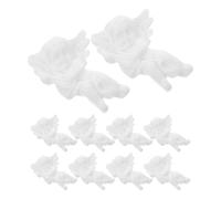 ULDIGI 100pièces Figurines Anges Cupidon Résine Ornements Anges Décoratifs Accessoires Miniatures pour Loisirs Créatifs et Décoration de Noël