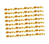 ULDIGI 108 Pièces Ginkgo Artificielles pour Mariage Fête et Photographie Ornements Naturels Simulacre Jaunes Éclatants