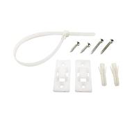 ULDIGI 10ensemble Ancrages De Sécurité Pour Meubles Anti-basculement Kit De Plastique Pour Fixation Des Armoires Commodes Et Étagères Muraille Protection Pour Animaux Domestiques