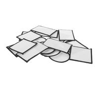 ULDIGI 18 pcs Lot de Patches Thermocollants DIY Tissu pour Réparation et Décoration Appliques Rectangulaires Rondes et Carrées Faciles à Repasser pour Vêtements Sacs et Accessoires