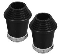 ULDIGI 2 Manchons en Caoutchouc de Rechange pour Batterie Professionnelle Antidérapants Résistants à L'Usure pour Supports de Grosse Caisse Musiciens en Répétition ou Concert